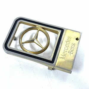 【41】1円～Mercedes Benz メルセデスベンツ ベルト バックルのみ メンズ コンビカラー ゴールド シルバー 現状品