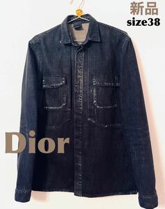 新品 Dior ディオール デニム ジャケット シャツ サイズ38 送料無料