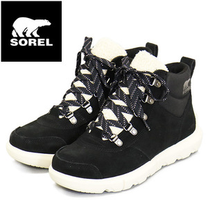 SOREL (ソレル) WMS NL5028 エクスプローラー ネクスト ツー ハイカー ウォータープルーフ 010 BLACK SRL103 US7-約24.0cm