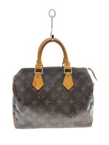 LOUIS VUITTON◆1)スピーディ25_モノグラム・キャンバス_BRW/M41528/PVC/ブラウン