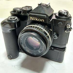 Nikon ニコン FE NIKKOR 50mm 1:1.8 MD-12 ブラック 一眼レフ フィルムカメラ レンズ ジャンク
