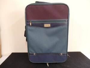 中古品　BAGANZ　キャリーケース　スーツケース　トランク　グリーン　緑　旅行　旅　　　∞１８　