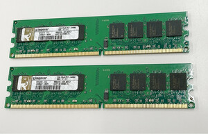 デスクトップ用増設メモリ 4GB(2GB×2枚組) DDR2 (PC2-6400U) KYG410-ELC 