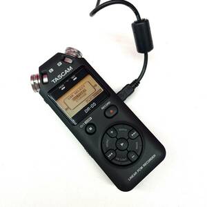 Y273-K32-3921 TASCAM タスカム DR-05 リニアPCMレコーダー 黒 ブラック ボイスレコーダー 通電確認OK