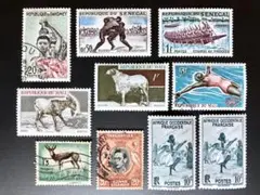 アフリカ各国切手 10枚セット