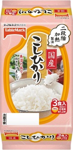 テーブルマーク　国産こしひかり　3食パック　180g×3　複数可