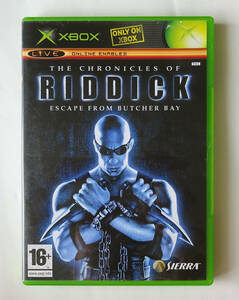 リディック - エスケープ・フロム・ブチャーズ・ベー CHRONICLES OF RIDDICK ESCAPE FROM BUTCHER BAY EU版 ★ XBOXソフト