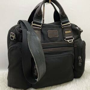 1円 【超人気】 TUMI トゥミ メンズ ビジネスバッグ 2way ブリーフケース 22619HKH ナイロン レザー 本革 多収納 通勤 PC ブラック A4収納 