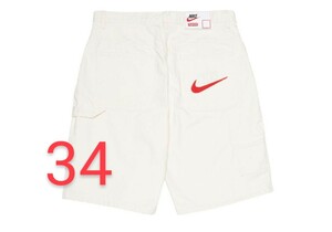 34インチ　Supreme Nike Denim Short Natural　シュプリーム ナイキ デニム ショーツ　新品　未使用　ステッカー付き　ハーフパンツ