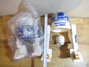 1997年　R2D2　スターウォーズキャラクター　ドリンクホルダー　ソフビ人形　2体セット　カップホルダー