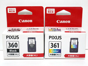 新品 Canon キヤノン純正品 インクカートリッジ 大容量 BC-360XL BC-361XL セット
