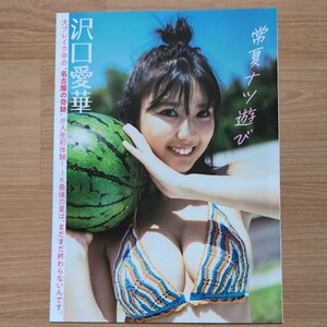 雑誌の切り抜き　25ページ　沢口愛華　SPA！ FRIDAY　FLASH袋とじ（未開封8P込み-17才）