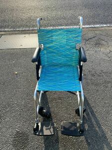 ○2I8301 日進　nisshn アルミ製軽量介助式車椅子　車いす　NAH-L7○
