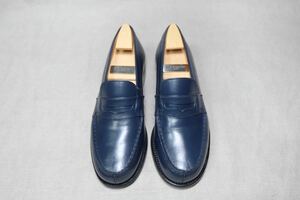 永遠の名靴 着用少J.M.WESTON 最高級カーフレザー使用 美しいシグネチャーローファー UK2.5D フランス製手製革靴ウェストンレザーシューズ