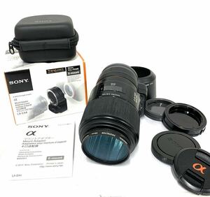 SONY ソニー MACRO 2.8/100 35mm FULL-FRAME E-mount マウントアダプター LA-EA4 箱有り現状品 カyg