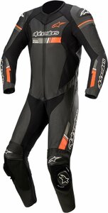 サイズ US 52 / EU 62 - ブラック/レッドフローレセント - ALPINESTARS アルパインスターズ GP Force Chaser 1ピース レザー スーツ