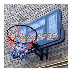 壁バスケットボールスタンド、標準バスケット45cm屋内および屋外アダルトスタンダードバスケットボールフープ