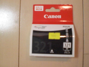 即決　Canon キャノン 純正インク BCI-321BK ブラック　取付期限17.09　未開封定形外140円　複数可