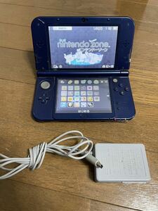 Nintendo 任天堂　new 3DS LL ブルー　タッチペン無し　動作確認済