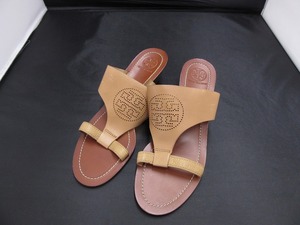 トリーバーチ TORY BURCH サンダル 8M(25.0-25.5cm) レディース ベージュ