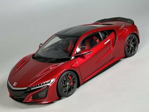 オートアートAUTOart 1/18　ホンダ　HONDA NSX （NC1） パールレッド　73233　コンポジットダイキャストモデルカー