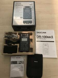 TASCAM　LINEAR PCM　RECORDER／音声記録レコーダー／DR-100MKⅡ／２ＧＢ