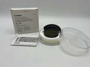 【美品】CANON / キャノン PL-C52 / 箱・使用説明書 / ドロップイン円偏光フィルター【ETZN091】