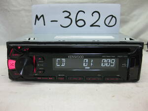 M-3620　KENWOOD　ケンウッド　RDT-171　MP3　フロント USB AUX　1Dサイズ　CDデッキ　故障品