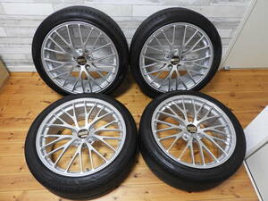 超美品 BBS RZ-D RZ006 20インチ 8.5J+38 114.3-5H ジュラルミン鍛造 FORGED 245-40 超超ジュラルミン DURA アルファード ヴェルファイア