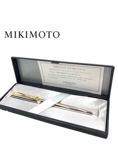 ◆超美品◆超高級◆MIKIMOTO◆ミキモト◆ブランド◆ゴールド◆ボールペン◆小物◆パール◆真珠◆メンズ◆レディース◆箱付き◆YP047