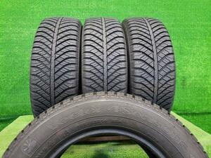 グッドイヤー GOODYEAR オールシーズンタイヤ 4本セット VECTOR 4SEASONS HYBRID 185/65R14 2021年 8分山 スタッドレス 夏タイヤ ベクター