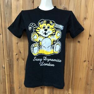 Sexy Dynamite London◇OSAKA LIMITED EDITION セクシーダイナマイトロンドン 半袖Tシャツ トップス 黒 虎 タイガー ロック パンク