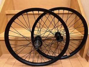 【BMXホイールセット】Far east cycles Titanium Freecoaster/Mission Radar hub/Alienation deviant rim,36h.