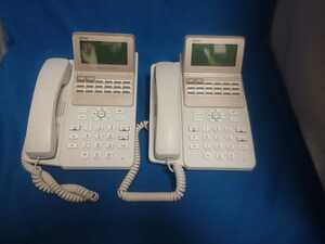【１週間保証付き】NTT西日本/18ボタン標準電話機A1-(18)STEL-(B1)(W)×２台セット