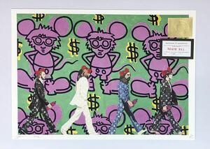 DEATH NYC アートポスター 世界限定100枚 ビートルズ Beatles アビーロード キースヘリング ポップアート アンディウォーホル 現代アート 