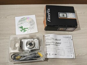 【F767】【稼働品】 FUJIFILM 富士フィルム FinPix A610 コンパクトデジタルカメラ