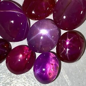 ●天然スタールビー13点おまとめ20ct●a ルース 裸石 star ruby jewelry コランダム 宝石 ジュエリー 