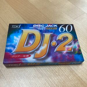 23-0220AJ 未開封品 TDKオーディオカセットテープ DJ2-60 ハイポジ 1本