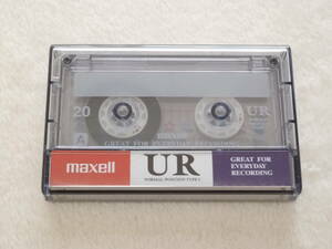 未使用☆カセットテープ☆maxell マクセル UR20分１個