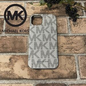 MICHAEL KORS マイケルコース iPhone13 ハードケース シグネチャー スマホカバー ホワイト 新品未使用品 プレゼント ギフト