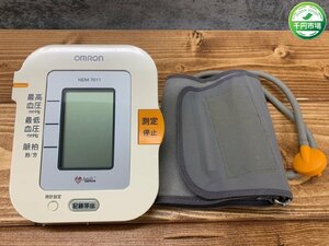 【NB-2921】OMRON オムロン 自動血圧計 上腕式血圧計 HEM-7011 通電OK 健康 ヘルスケア 現状品【千円市場】