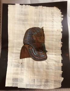 エジプト　ファラオ　土産　古代　壁画調イラスト　絵画　タペストリー　インテリア