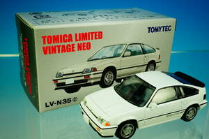TOMYTEC TOMICA LIMITED VINTAGE NEO LV-N35c Honda BALLADE SPORTS CR-X Si S=1/64