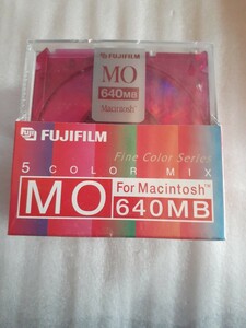 未開封◆FUJIFILM 富士フィルム // Macintosh マッキントッシュ用 MOディスク 640MB カラー 5枚パック ◆送料 ばらしてよければ230円～