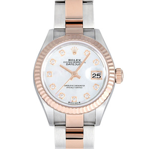 ロレックス ROLEX デイトジャスト レディ 28 279171NG ホワイト文字盤 新品 腕時計 レディース