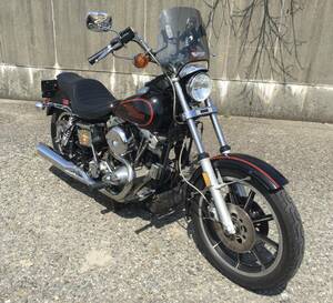 Harley Davidson ハーレダビッドソン ショベルヘッド 1979 FXS ローライダー 1340cc 純正オリジナルペイント マフラー