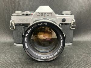 Canon AE-1 キヤノン フィルム 一眼レフカメラ + FL 58mm 1:1.2　レンズ　キャノン