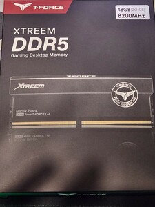ヒートシンク取外し品 TEAMGROUP T-Force Xtreem DDR5 Ram 48GB (2x24GB) 8200MHz PC5-65600 CL38 M-DIE