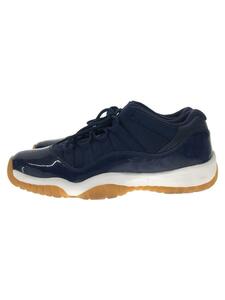 NIKE◆AIR JORDAN 11 RETRO LOW BG/エアジョーダンレトロ/ネイビー/528896-405/25c//