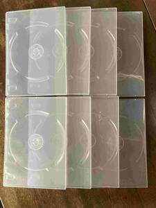 ■未使用品 スリム DVD トールケース　1枚収納8個セット　NO.055